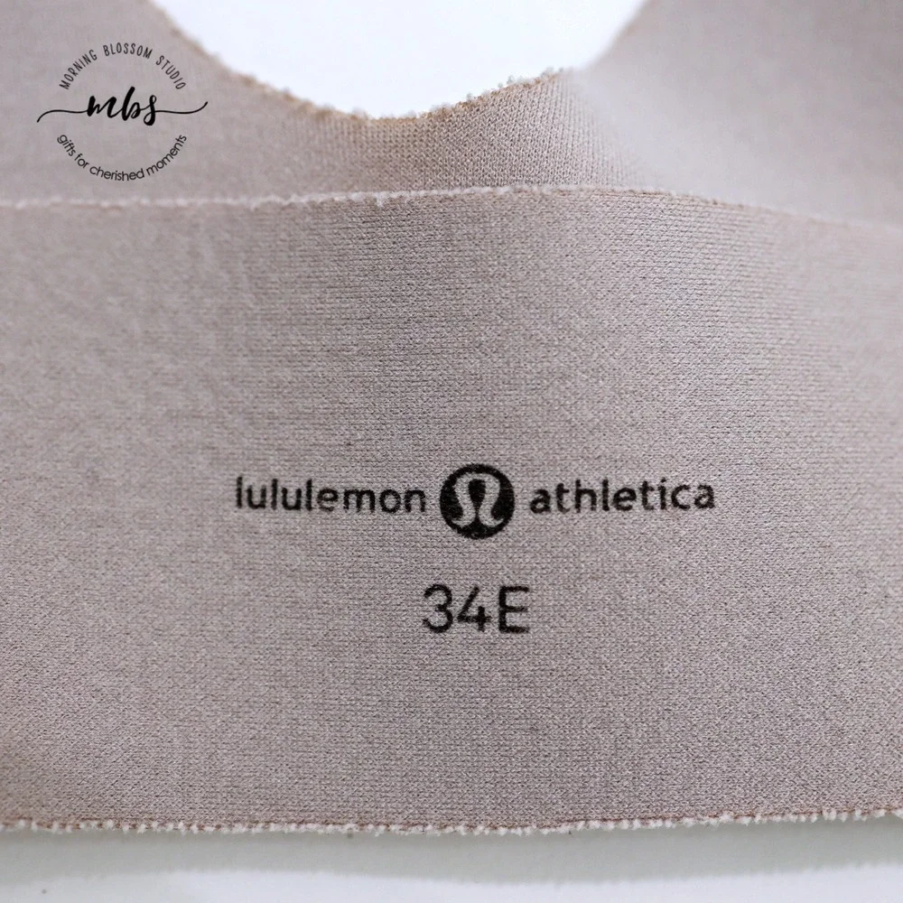 Lululemon Enlite Front Zip High-Impact Athletic Sports Bra Mauve‎ Women 34E